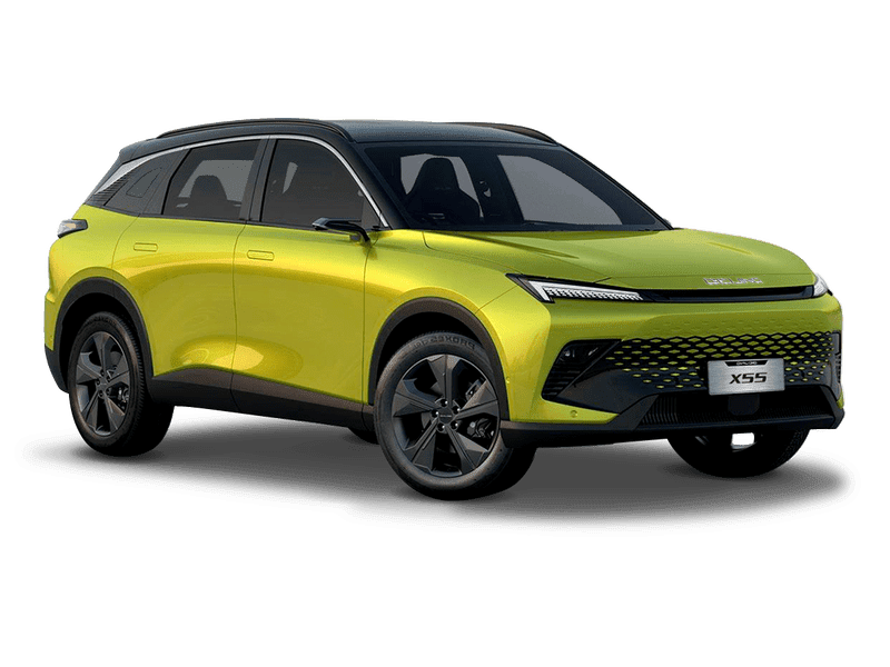 Купить BAIC X55 в Ставрополе - Жёлтый металлик с чёрной крышей